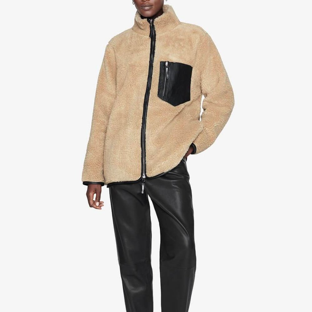 Anine Bing RYDER JACKET Camel - Picture 4 of 8